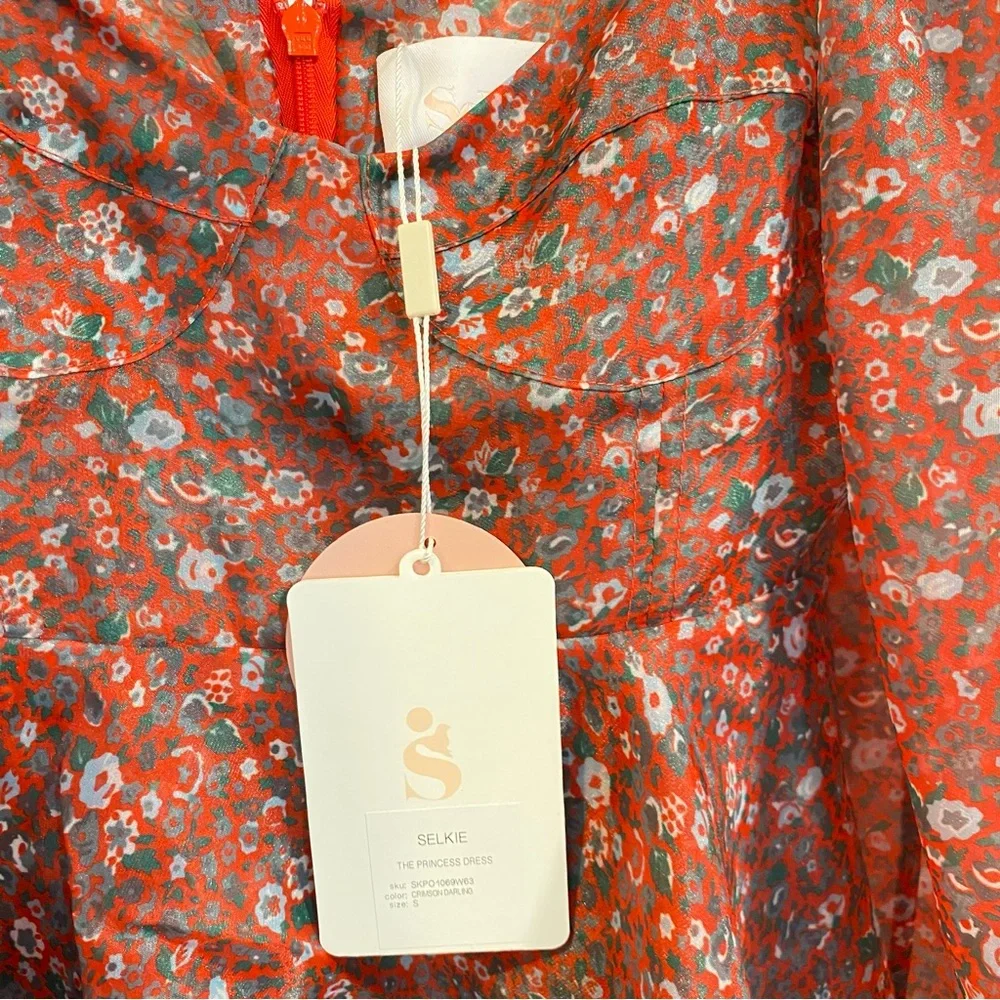 Selkie Crimson Princess Dress - Picture 3 of 5